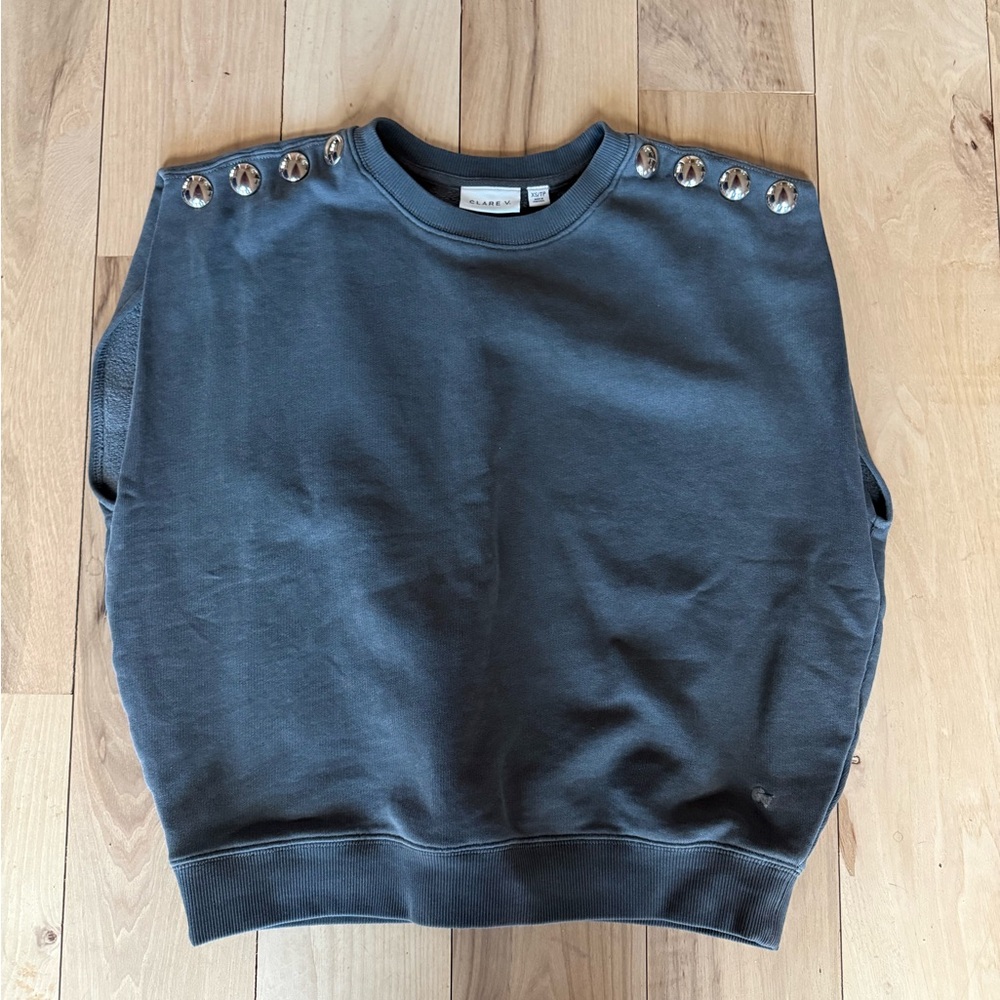 Clare V Charcoal Sweatshirt
